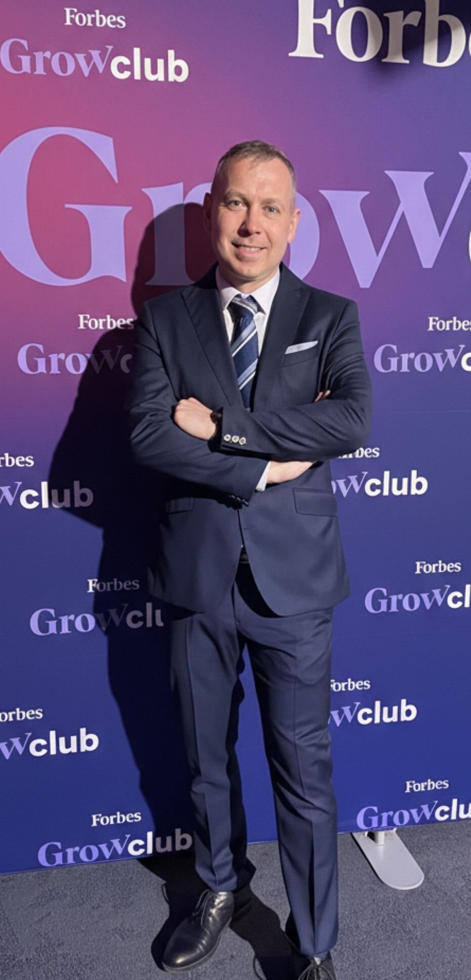 Vlado Houba at Forbes Grow Club gala