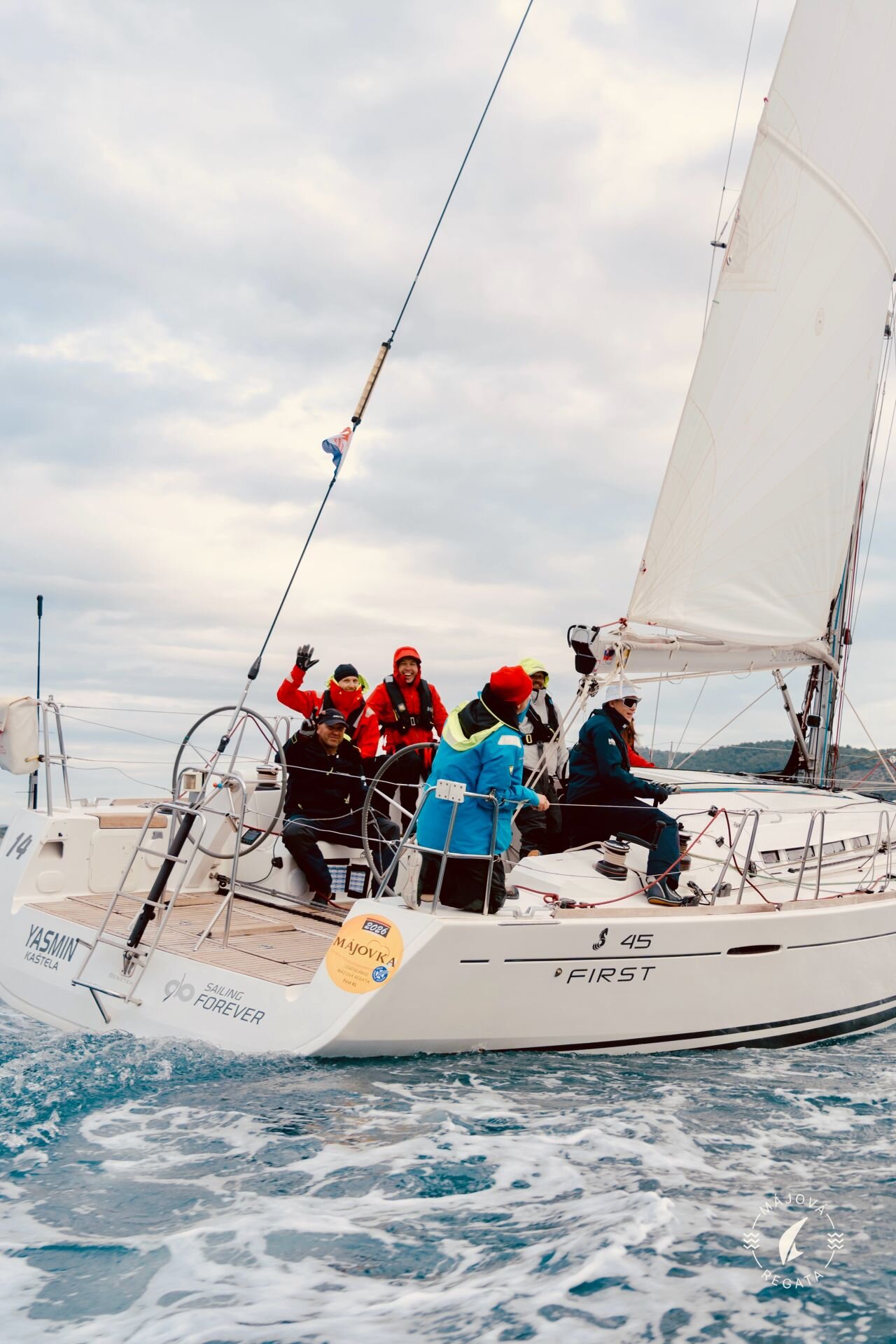 Sailing the Majovka Regatta on the Adriatic